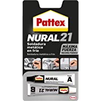 Pattex Nural 21- soldadura reparadora metálica en frío- pega&amp-repara- 22 ml